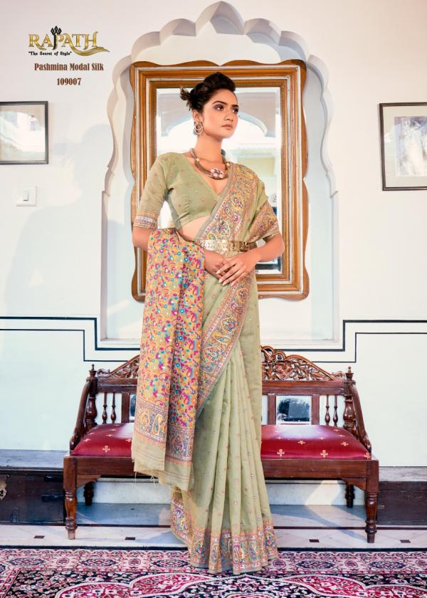 Rajpath Kalakari Pashmina Silk Designer Saree Collection